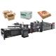 5 Colors Flexo Printing Slotting Die Cutting Machine With Folder Gluer Strapping Inline