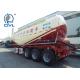 60m3 3AXLES 2LEGS Q345 Particle Material Transport Semi Trailer Trucks / Bulk Cement Tank Semi Trailer