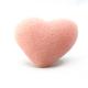 Heart Shape Pure Konjac Eco Face Sponge For Face Cleaning