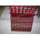 Red 72A Manganese Steel Crusher Mining Wire Screen Mesh