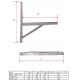 Split Air Conditioner Mounting Bracket Heavy Duty Wall Mounting Universal AC Bracket With Hardware