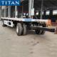 2 Axle 30 Tons Container Flatbed Drawbar Trailer for Sale in Nigeria