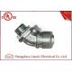 3/4 Flexible Conduit Fittings / Insulated Flexible Duct Connector , UL Certification