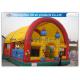Donald Duck & Mickey Inflatable Amusement Park For Outdoor Child Games