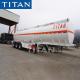 40000 Litres Stainless Steel Milk Fuel Tank Trailer for Nigeria