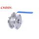 1pc Handle Wafer Flanged Ball Valve PTFE PPL Seat Italy Ball Valve Normal