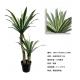 Flexible Glue Greenery Agave Americana Artificial Bonsai Tree 100CM 134CM 166CM