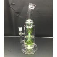 10.5 inch Perc Smoking Water Pipes Trim Bent Neck Tree 14mm