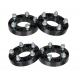 1 5x4.5 to 5x4.5 Black Wheel Spacers - fits Dodge Chrysler Toyota 12x1.5 Studs, 25mm wheel spacer