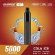 Vamped GT Cola Ice 1800mAh Battery 62g 3.7V Portable PUFFS Electronic Cigarette Battery