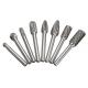 Hard Alloy Tungsten Carbide Rotary Burrs For Metal Dies Grinder 50~81mm Length