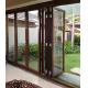 Anti Rusting Aluminum Frame Glass Door Waterproof With ISO9001 Certification