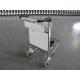 Durable Airport Luggage Carts , Airport Baggage Trolley Plastic Handle With Logo
