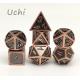 High End Odorless Heavy Metal Dice Sets Nontoxic For Collection