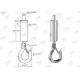 Compatible With Various Cable Types Wire Cable Grippers With Lighting Pendant