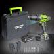 42Nm 21V Cordless Impact Hammer Drill For Steel Plate，The chuck used can reduce