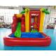 Commercial Backyard Kids Inflatable Bouncer Slide Digitial Printing Logo