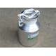 FDA 10L Portable stainless steel milk transport can With Lid / Cover