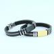 Factory Direct Stainless Steel High Quality Silicone Bracelet Bangle LBI31