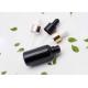 Black Cylinder Glass Dropper Bottles Vial 30Ml With Dropper Customers Logo