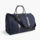 Customized Garment Weekender Bag , Men's Cotton Canvas Travel Duffel Bags