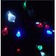 Colorful Solar LED String light Decoration Light 6 meters long 30pcs LED Diamond Lamps