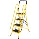 Warehouse Moveable Multi Tiers American Style Step Ladder Trolley