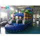OEM Funny Blow Up Palm Tree Water Slide Inflatable Jumpers Inflatable Bounce House With Slide
