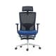 Modern MID Back Ergonomic Mesh Back Fabric Seat Swivel Office Chair With Up & Down Adjustable Lumbar Support