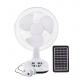 Best-Sale AC/DC Operation Metal Grill 12 Inches 3 Blades Rechargeable Home Solar Fans Rechargeable Electric Fan