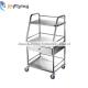 Hospital Medical Instrument Trolley , 201 Stainless Steel Surgical Trolley
