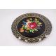 33cm  China dinnerware sets fancy chromatic round shape bone dishes dinner plate for wedding