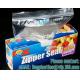 resealable, reclosable trasnparent freezer plastic k bag, Reclosable Grip Zip Smell