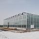 Semi-Closed Glass Greenhouse for Agricultural Farming in Tunnel Cultivation Method