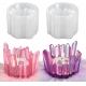 LSY 2 Pack Crystal Cluster Tea Light Candle Holder Mold, Candle Holder Silicone Mold for Resin, Silicone Mold for Candle