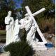 Marble Jesus Statue Religious Stone Garden 14 Stations Of The Cross Sculpture