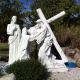 Marble Jesus Statue Religious Stone Garden 14 Stations Of The Cross Sculpture