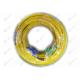 SC - SC Fiber Optic Jumper / 24 Core Fiber Optic Cable Yellow Color Humidity ≤0.2dB