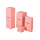 Pink Folding Cosmetic Paper Box Packaging Skincare Essential Oil