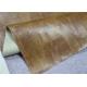 Brown Faux Leather Material , Waterproof Pvc Artificial Leather 330 Gsm