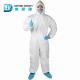 PP PE Sterile White Full Body Disposable Coveralls