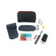 Dark Grey Airline Amenity Kits , Nine Contents Tourist Set With PU Pouch 20*6*13cm