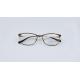Women's daily computer reading glasses metal optical frame gold silver classic