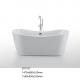 Popular Modern Freestanding Bathtub Custom Made Solid Surface Acrylic Material