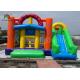 Amusement Park Inflatable Jumping Castle / Airplane Bouncy House with Logo Printing