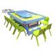 Indoor Amusement Game Machines , Commercial Painting Table Cartoon Car Sand Table Equiped Toys