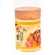 Small Crystal Glass Honey Jar With Plastic Lid Eco Friendly SGS Approved