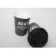Logo Brand Printed 3oz Black Disposable Paper Coffee Cups With Lids For Cafe Shop