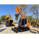 High Efficiency Used Hitachi ZX70 Excavator With  7000kg Operating Weight