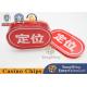 Positioning Card Oval Design Acrylic Red Bull Poker Game Table Card Customization